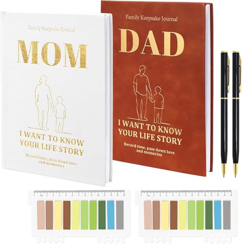 DAD Life Story & MOM Life Story: A 2-Book Set of Heartfelt Guided Journals to Capture Your...