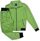 Women's Athletic Sports Exertion Tracksuit Outfit Trackpant and Track Jacket Jogger Gym Casual Wear