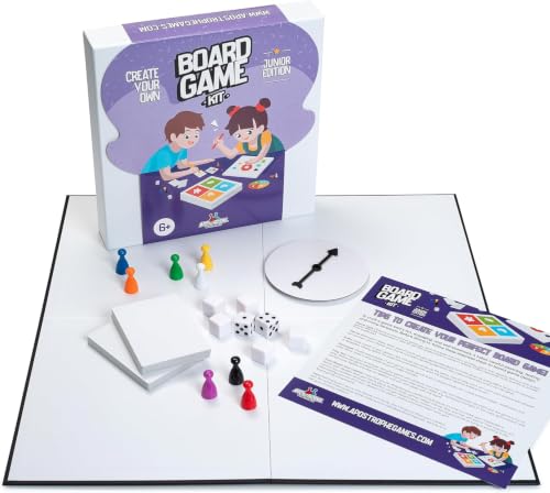 Junior Erstellen Sie Ihr eigenes Brettspiel-Kit mit leeren Brett & Stücke – Ansicht 1