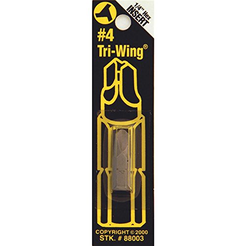 Best Way Tools Tri-Wing Tri-Wing #4 x 1 in. L Screwdriver Bit Carbon Steel 1 pc.