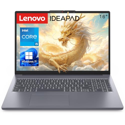 Image of Lenovo IdeaPad Laptop Computer, 8-Core Intel Core i5-13420H, 16 inch Display