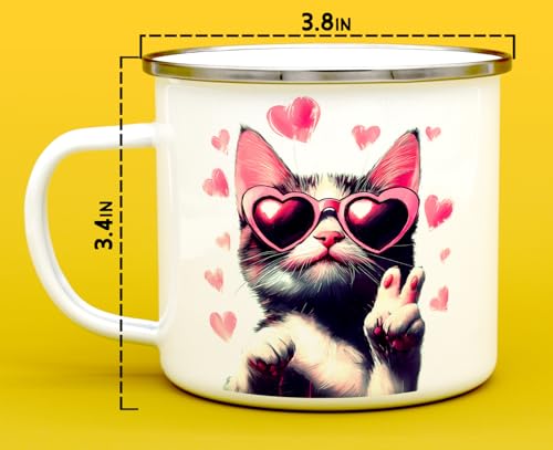 Taza Campamento Esmaltada Retro 16oz Multicolor miniatura 5