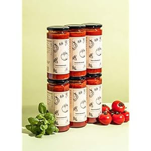 KoRo – Tomatensaus 6 x 530 g – Origineel uit Italië – Perfect voor pasta en pizza – Zonder toevoegingen – Veganistisch