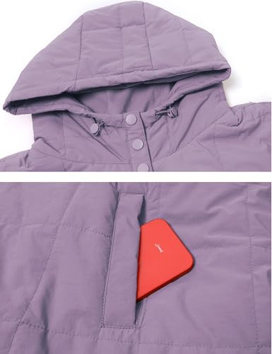 AMEBELLE Women's Oversized Hooded Puffer Jacket Quilted Jackets for Women Lightweight Winter Warm Padded Hoodies Coat - Image 6