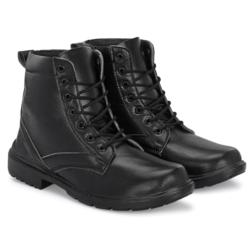 Image of Shoe Island Leatherette Tan Brown Edition Zipper Heavy Duty High Ankle Length Long Boots for Men (HB9711)