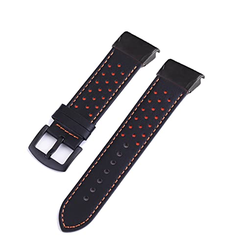 Bracelet cuir Garmin Fenix 7X 6X idéal pour le bureau