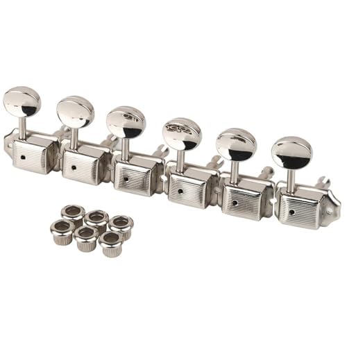 Guitar Tuning Pegs Set Zestaw 6 Tunerów Do Gitary Elektrycznej W Kolorze Niklowo srebrnym