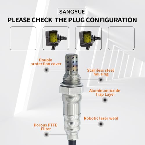 2 piezas Sensor de Oxígeno Upstream para Nissan y Cadillac miniatura 2
