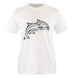 ✔ ARTIKEL: Individuelles Mädchen T-Shirt bedruckt mit DELPHINE