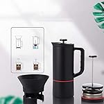 MYYINGELE 6 in 1 Moka Pot, French Press Pot, Cold Extraction Pot, Kettle,Teapot, Hand Made Coffee Maker, Multifunctional Coffee Pot, Stainless Steel - Image 5