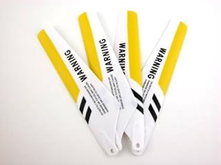 SYMA New S107 Metal Frame 3 Channel Infrared Radio Remote Control Helicopter Main Blades Set--Yellow Color