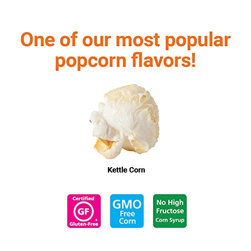 Popcornopolis Gourmet Popcorn Snack Bags, Pack of 24 Kettle Corn 1.5 Ounce Bags