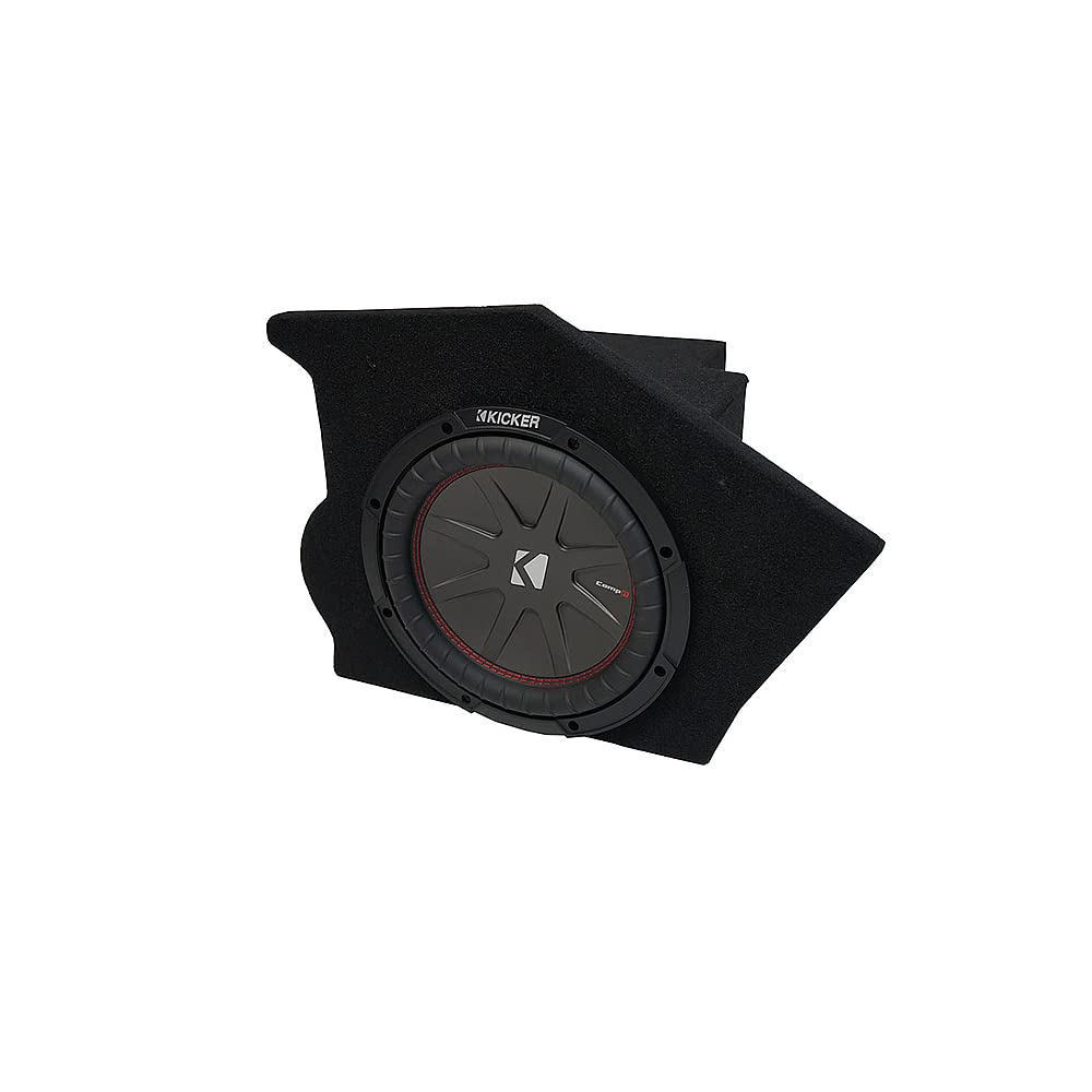 American Sound Connection Compatible with 1993-2002 Pontiac Firebird Coupe Driver Side 10" Kicker CompR CWR10 Sub Box Enclosure - Final 2 Ohm