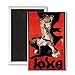 Produktbild Poster advertising a performance of Tosca,.. - 7,5x5 cm Kühlschrankmagnet - groÃer Magnetknopf - Magnet