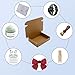 7x5x1.5 inch Small Shipping Boxes 50 Pack, Brown Corrugated Cardboard Mailer Boxes Bulk for Packaging Business Mailing Gift， Mini Mailer Boxes for Packaging Supplies Business Present