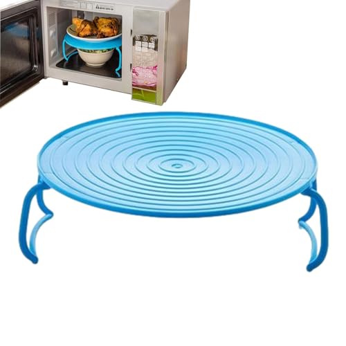 Plato Plegable Para Microondas: Bandeja De Cocina Plegable, Plato Apto Para Microondas, Asas Plegables, Diseño Resistente Al Calor, Utensilio De Cocina Compacto | Uso De Cocción Al Vapor Tazones Taza