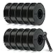 Kingroon PETG 3D Printer Filament, 10 Rolls, Dimensional Accuracy +/- 0.03 mm, 10kg Spool(22lbs), 1.75 mm, Black