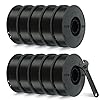 Kingroon PETG 3D Printer Filament, 10 Rolls, Dimensional Accuracy +/- 0.03 mm, 10kg Spool(22lbs), 1.75 mm, Black