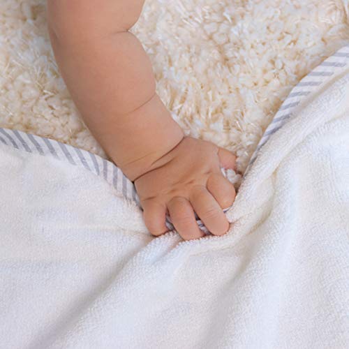 Comfy Cubs Organic Bamboo Burp Cloths, 4 Pack Large 20” By 10”, Baby Washcloths Extra Absorbent And Soft Burping Cloth Towel Wash Cloth Girl Boy (White, Pack Of 4) #TOP3