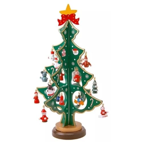 Árvore De Natal de Mesa Enfeites Natalinos Pinheiro com Pingentes