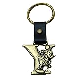 Mickey Mouse Letter Y Disney Brass Keychain