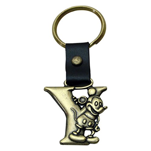 Mickey Mouse Letter Y Brass Key Chain #TOP24