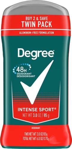 Image of Degree Original Protection Deodorant Intense Sport, 2 Count, 6 Ounce (Pack of 6)