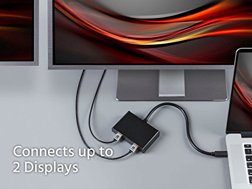 Concentrador Mini DisplayPort 1.2 a HDMI Monoprice de 2 Puertos MST 6