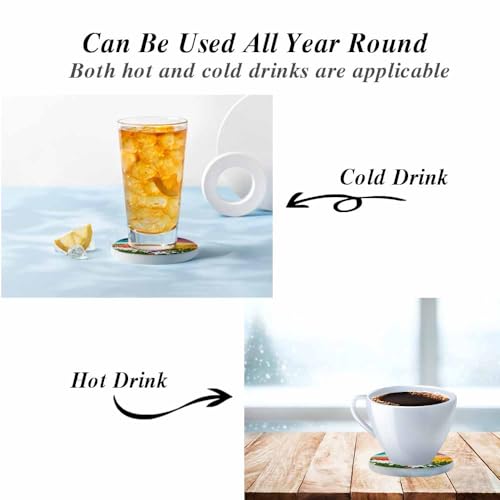 oFloral-Tulips-Coasters-for-Drinks-Sunset-Windmills-Netherlands-Sea-of-Flowers-Drink-Coaster-Round-4-Inch-for-Coffee-Table-House-Gifts-Home-Decor oFloral Tulips Coasters for Drinks Sunset Windmills Netherlands Sea of Flowers Drink Coaster Round 4 Inch for Coffee Table House Gifts Home Decor