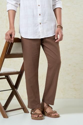 Image of 7 Alt by Pantaloons Men Casual Pants
