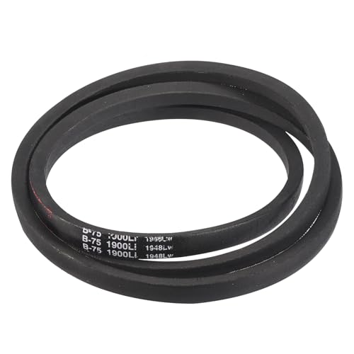 Image of uxcell 3pcs B75 Classic Wrapped V-Belt, 78 inch Outer Circ B Profile V-Belt