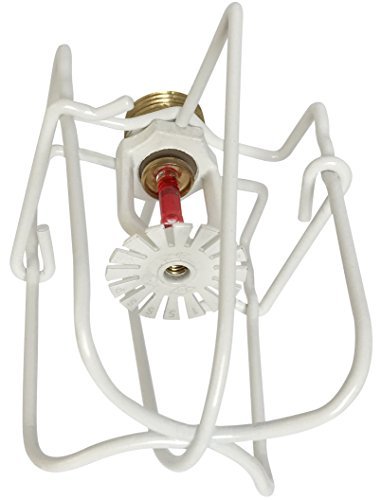 Happy Tree (10 Pack) 3/4" IPS White Cage Fire Sprinkler Head Guard - Double Hook