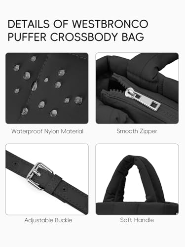 Bolso pequeño tipo puffer para mujer miniatura 4