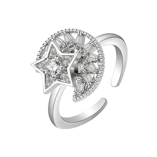 Bijoux de mariage bague fleur en cristal et papillon - Cadeau créatif pour elle