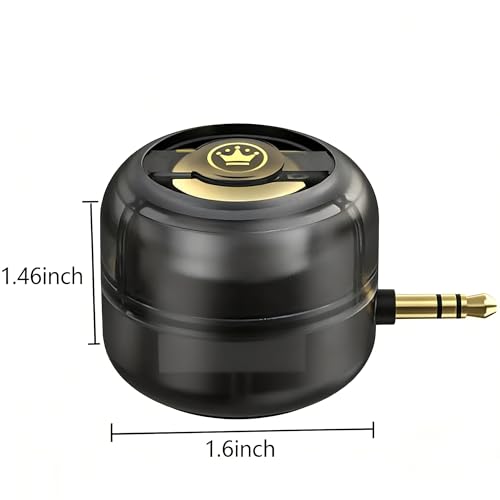 YOBCHYUD 2026 Portable Speaker Amplifier,Plug & Play Sound Booster Mini Speaker with 3.5mm Jack,5X Speaker Amplifier for Call,Musical Instruments,Tablets,Laptops and MP4