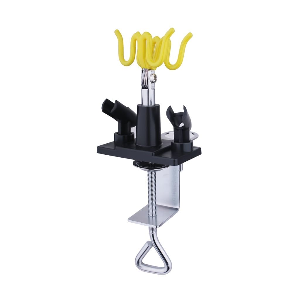 Kit de support pour aérographe inclinable avec 4 fixations rotatives pour pistolet