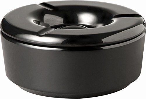 APS cendrier Ø 11,5 cm, H: 5 cm mélamine, noir
