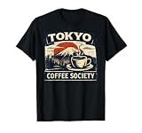 Tokyo Coffee Club Café Japonés Amante Café Retro Camiseta