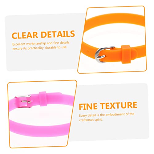 Hemobllo 6Pcs Wrist Band Smart Bracelet Silicone Bracelets For Kids Child Wrist Leashes For Toddlers Watch Bracelet Watch Chain Band Watch Chain Strap Colored Watchband Children Plaything #TOP5