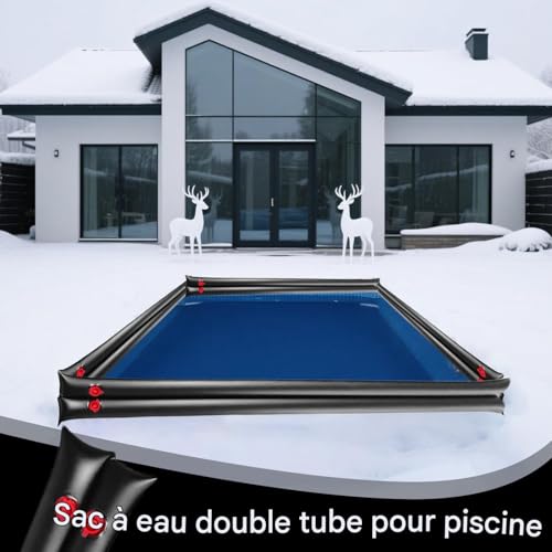 Sacs couverture de piscine | Protection hivernage 20 cm extérieur - 3