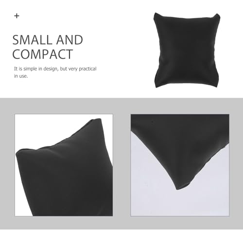 Amosfun Schmuck Kissen Aus Pu-Leder Multifunktionales Uhrenkissen Für Armbänder Und Uhren 9X8X5Cm Ideal Für Geschäfte Und Private Sammlungen