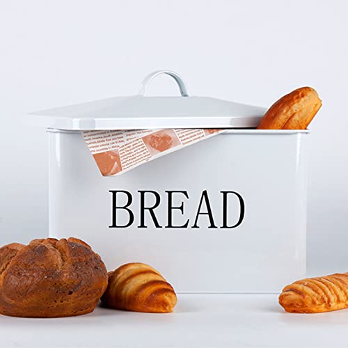 Caixa de Pão Pequena de Grande Capacidade, Recipiente de Pão Inodoro Seguro Com Base Antiderrapante,