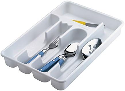 Rubbermaid Cutlery Tray, Small, White