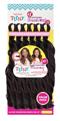 Nala Tress TEENY 6X Pre-Stretched French Curl Braiding Hair