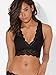 Smart & Sexy womens Signature Lace Deep V Bralette Bra, Black Hue, XX-Large US