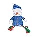 Doogy Peluche Bonhomme de Neige de Noel Corde Sonore pour Chien 45 cm
