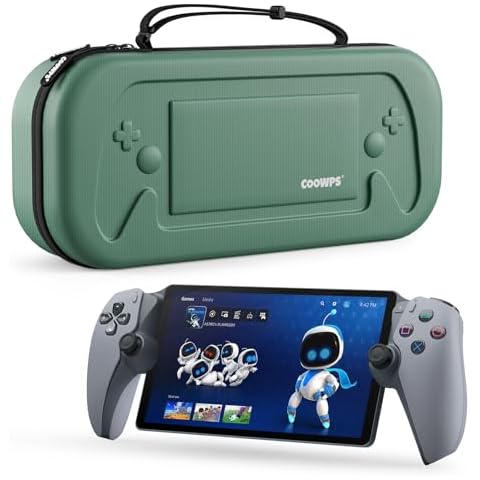 COOWPS Carrying Case for PlayStation Portal Remote Player 30th Anniversary Edition, Protect Your PS Portal in Style, at Home or On the Move, Dark Green Cover