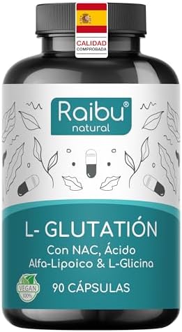 L-Glutatión Reducido 98% + NAC, L-Glicina y Ácido Alfa Lipoico - ...