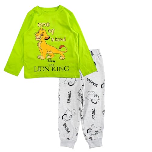 Pyjama coton garçon Le Roi Lion Disney en lot de 2 pour enfant