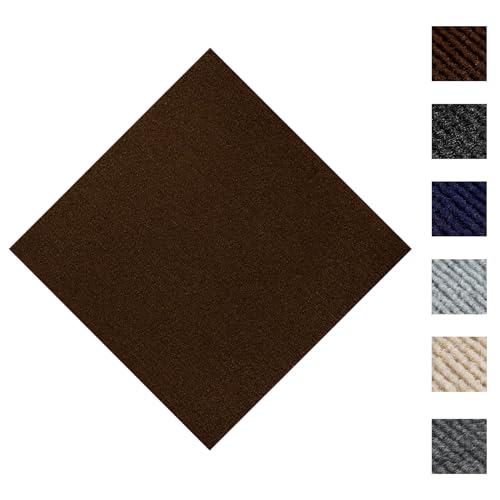 CUCOS Carpet Tiles 24\" x 24\" Peel and Stick, Self Adhesive Square Carpet with Soft pad, Non-Slip Carpet Floor Tiles Easy DIY for Bedroom,Living Room 10 PCS
